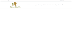 Desktop Screenshot of mantecafloral.com